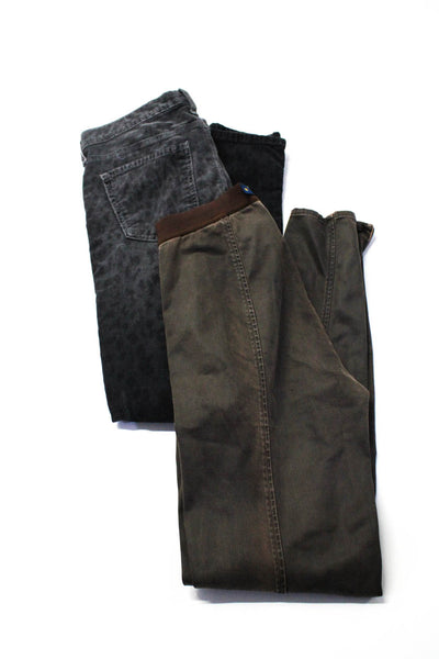 Current/Elliott Polo Ralph Lauren Womens Corduroy Pants Gray Brown Size 29 Lot 2
