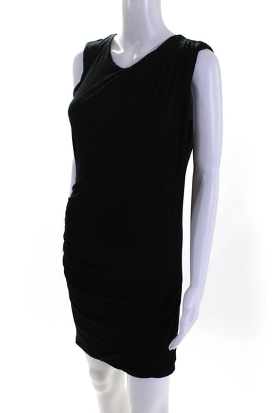 Twelfth Street by Cynthia Vincent Women's Round Neck Bodycon Mini Dress Black S