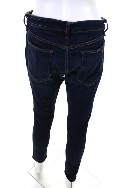 Rag & Bone Womens Dark Wash Caton Mid Rise Ankle Skinny Jeans Blue Size 29