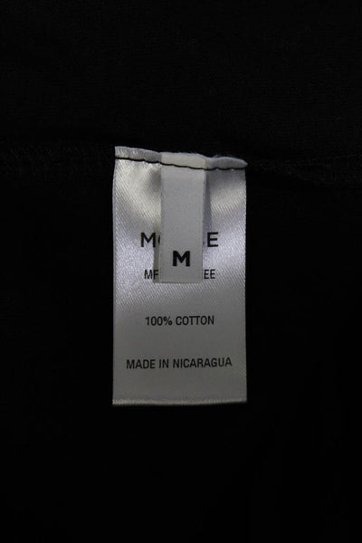 Monse Womens Cotton Jersey Knit Graphic Print Racerback Tank Top Black Size M