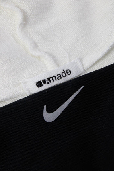 Nike LA Made Womens Mock Neck Long Sleeved Top Cardigan Black Size S M Lot 2