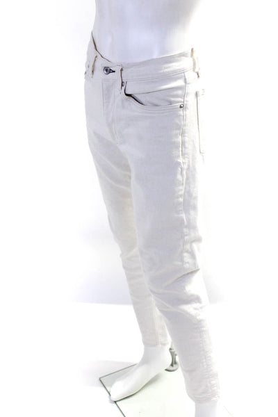 Standard James Perse Womens Long Sleeved Button Down Shirt Light Blue Size 3