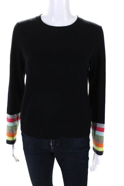 Collection Fifty Nine Womens Cashmere Tight-Knit Sweater Multicolor Size PM