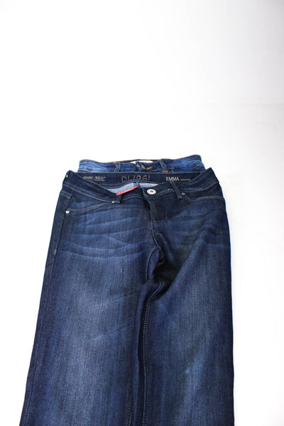 DL1961 Womens Florence Emma Skinny Jeans Blue Denim Size 25 26 Lot 2