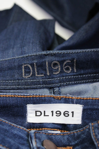 DL1961 Womens Florence Emma Skinny Jeans Blue Denim Size 25 26 Lot 2