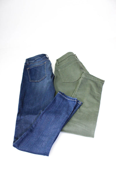 DL1961 Womens Emma Power Legging Jeans Angie Cargo Pants Blue Green 26 Lot 2