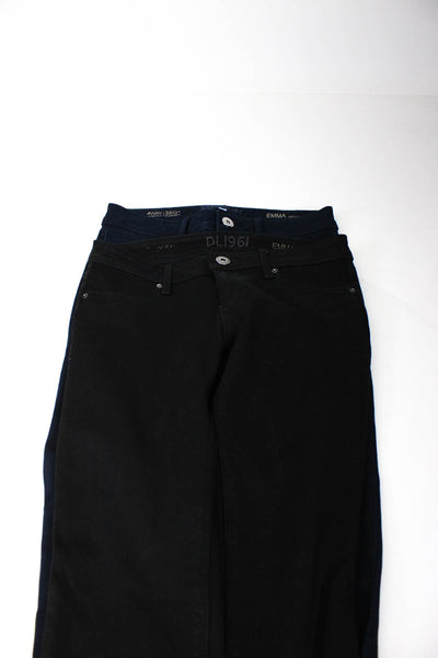 DL1961 Womens Dark Wash Emma Legging Skinny Jeans Black Blue Size 26 Lot 2