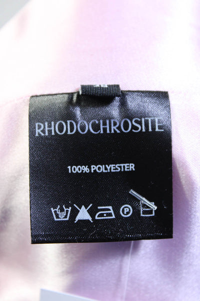 Rhodo Chrosite Womens Double Breasted Viola Oversized Blazer Pink Size EUR 38