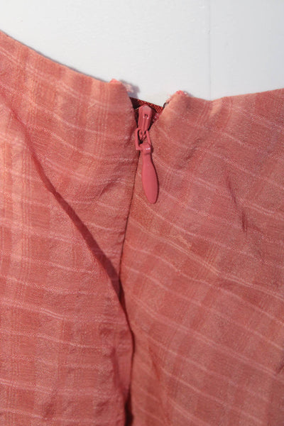 House of Harlow 1960 x Revolve Womens Ruffled Striped Mini Dress Pink Size 2XS