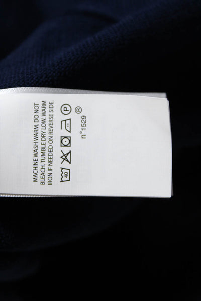 Polo Golf Ralph Lauren Mens Knit V-Neck Long Sleeve Sweater Navy Blue Size XL