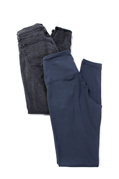 90 Degree Current/Elliot Womens Active Leggings Jeans Blue Gray Size XS 24 Lot 2