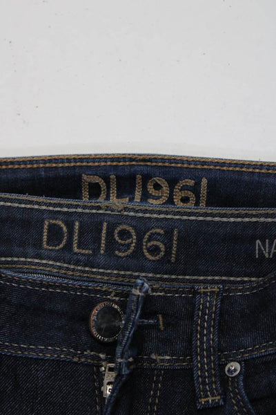 DL1961 Womens High Rise Dark Wash Angel Naomi Jeans Blue Size 27 Lot 2