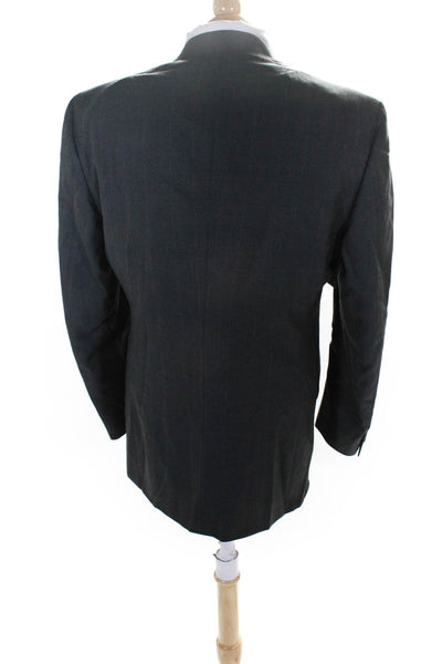 Christian Dior Monsieur Men's Wool Two Button Blazer Jacket Gray Size 41L