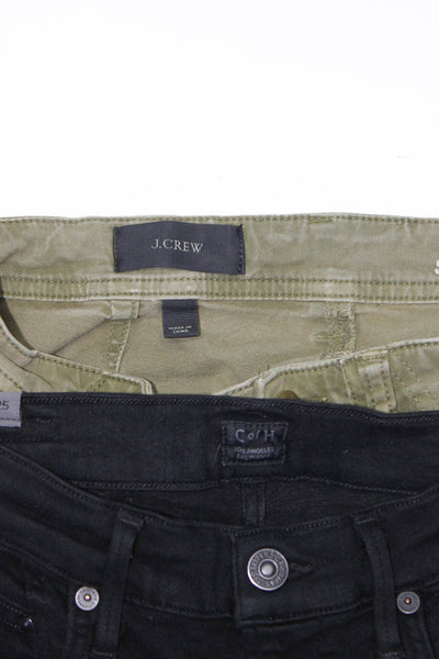 J Crew Women's Midrise Cargo Skinny Pant Green Size 25 Lot 2