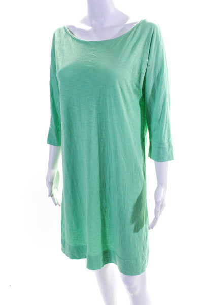 Lilly Pulitzer Women's 3/4 Sleeve Knee Length Casual Dress Green Size M