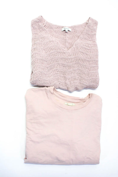 Madewell Womens Blouses Tops Pink Size S XS Lot 2
