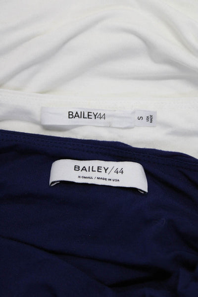 Bailey 44 Womens Dress Eyelet Blouse Blue White Size Extra Small Small Lot 2