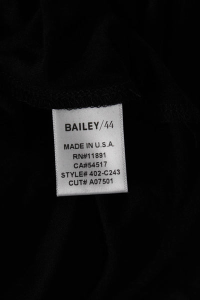 Bailey 44 Womens Short Sleeve Off Shoulder Jersey Top Blouse Black Size Small