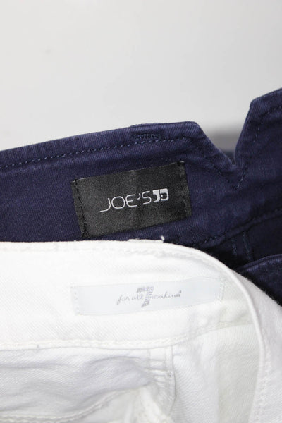 Joes 7 For All Mankind Womens High Waist Skinny Straight Jeans Size 24 Lot 2