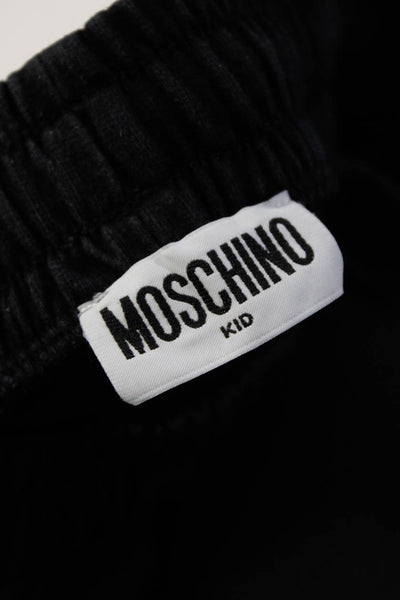 Moschino Kid Childrens Girls Mini Skirt Black Cotton Size 4