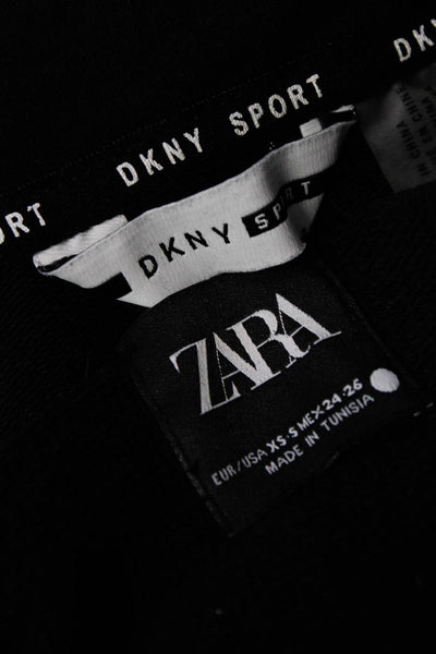 DKNY Zara Womens Hoodies Black Size Small Extra Small Lot 2