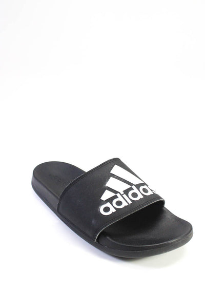 Adidas Women's Wide Straps Slides Sandals Black Size 9