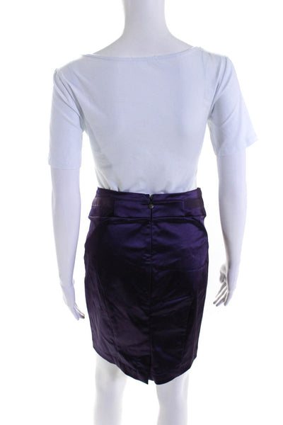 Just Cavalli Womens Mini Skirt Purple Size EUR 42