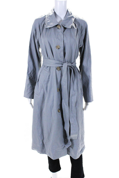 Everlane Womens Smoke The Gathered Drape Trench  Size XS