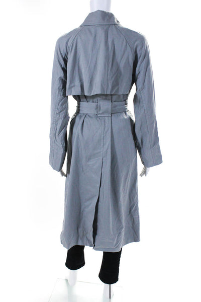 Everlane Womens Smoke The Gathered Drape Trench  Size XS