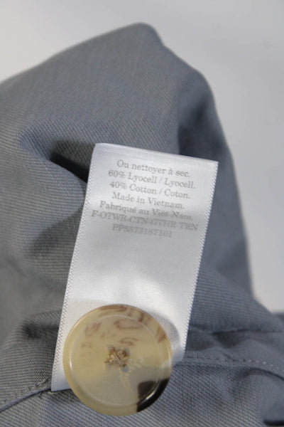 Everlane Womens Smoke The Gathered Drape Trench  Size XS