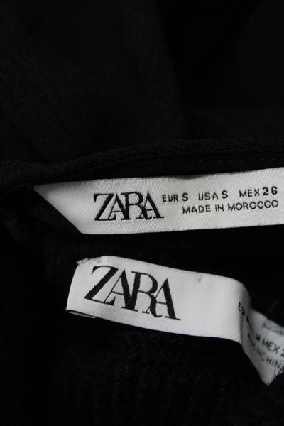 Zara Womens Dresses  Black Size Small Medium Lot 2
