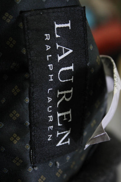 Lauren Ralph Lauren Men's Collar Long Sleeves Two Button Jacket Gray Size 46