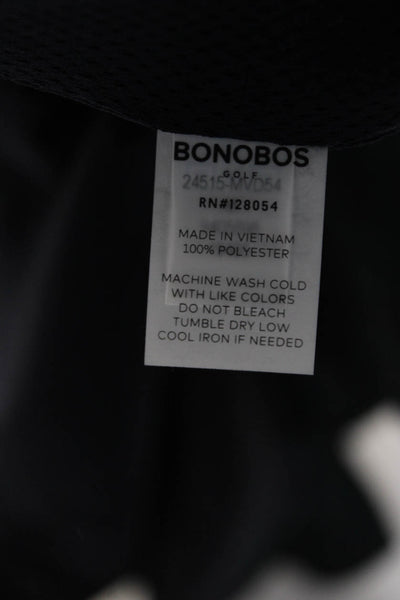 Bonobos Golf Men's Plaid Print Full Zip Basic jacket Blue Green Size M