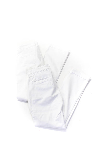AG Adriano Goldschmied Paige Womens Straight Leg Trouser Pants White 23 Lot 2