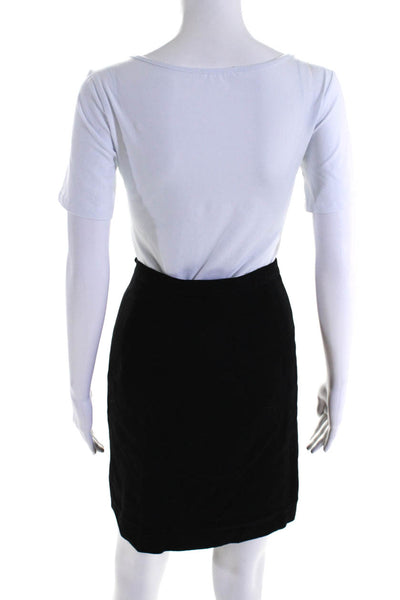 Cheryl and Chie by Moschino Women's Lined Knee Length Pencil Skirt Black Size 6