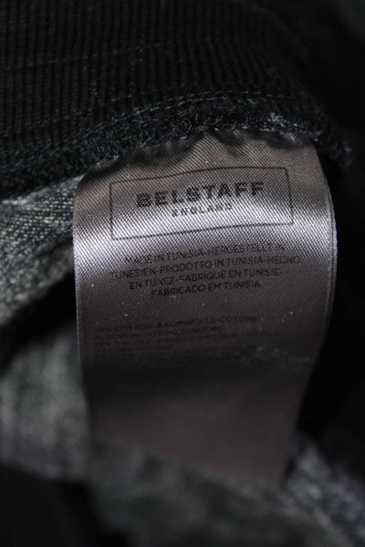 Belstaff Men's Drawstring Waist Pockets Jogger Pant Black Size M