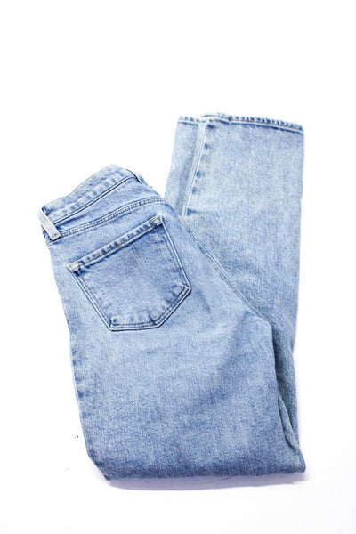 J Brand Rock & Republic Womens Slim Straight Jeans Blue Gray Size 25 2 Lot 2