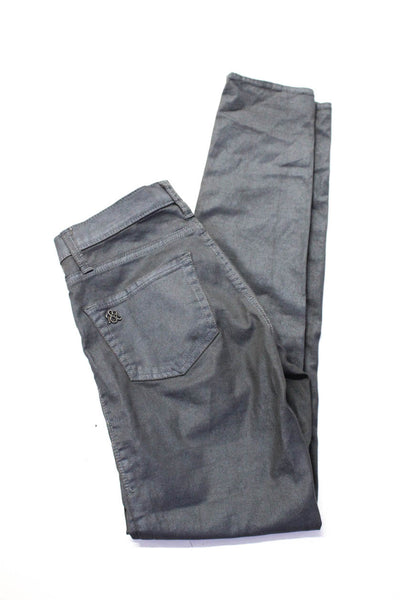 J Brand Rock & Republic Womens Slim Straight Jeans Blue Gray Size 25 2 Lot 2
