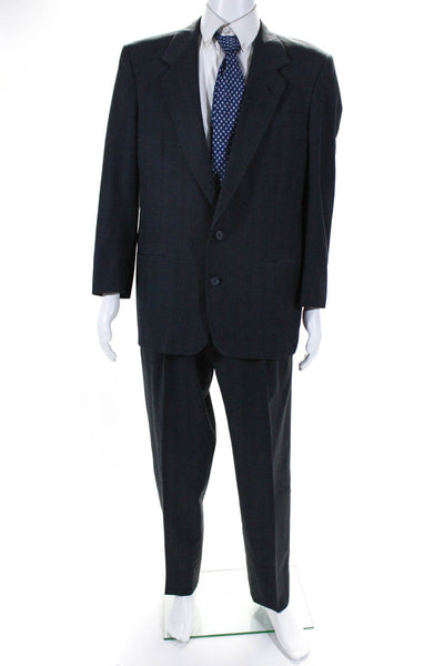 Nino Cerruti Rue Royale Men's Two Button Single Breasted Suit Gray Size 42