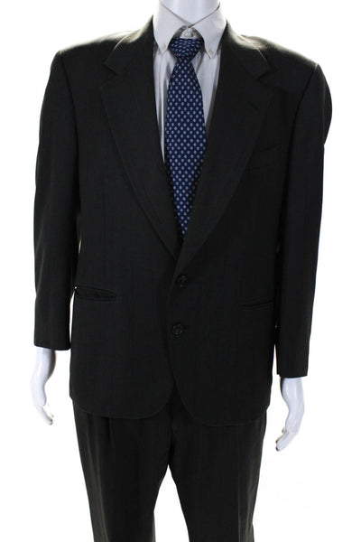 Nino Cerruti Rue Royale Men's Single Breasted Suit Gray Size 42