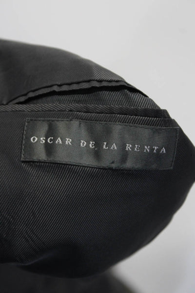 Oscar de la Renta Men's Fully Lined Three Button Blazer Jacket Gray Size 44