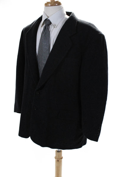 Gianfranco Ruffini Men's Cashmere Blend Lined Two button Blazer Gray Size 46R
