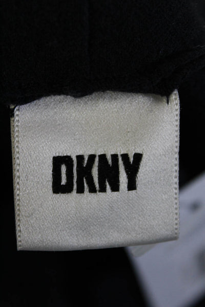 DKNY Women's Wool Sleeveless Turtleneck Bodycon Midi Dress Blue Size S