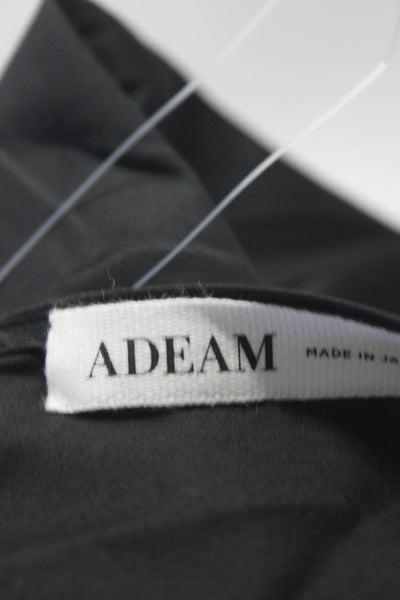 Adeam Womens Tulip Top Black Size L