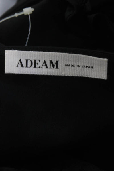 Adeam Womens Tulip Top Black Size M
