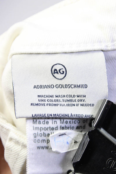 AG Adriano Goldschmied Brandy Melville Womens White Skinny Jeans Size 27 Lot 2