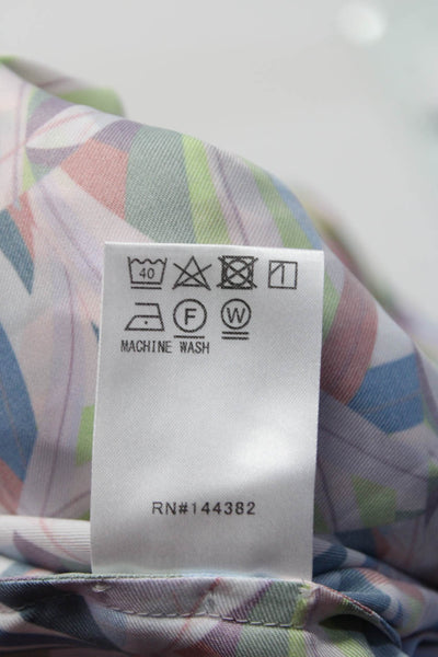 Adeam Womens Ruffle Skirt Print Size 4