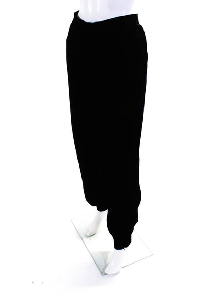 Adeam Womens Pleated Jogger Black Size L