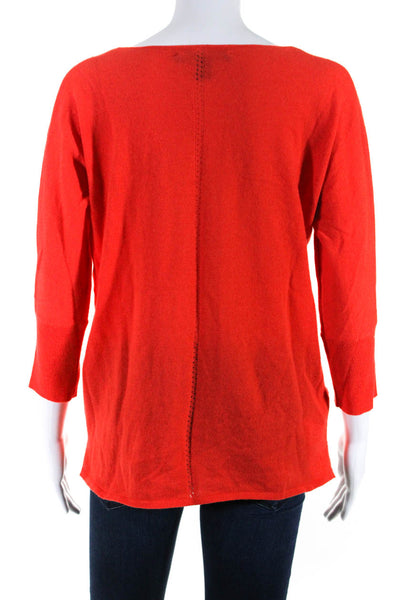 Comptoir Des Cotonniers Womens Pullover Sweater Orange Size Extra Small