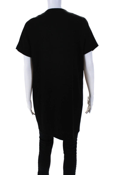 Libertine Fall Winter 2013 Short Sleeve Multicolored Crystal Coat Black Size 6